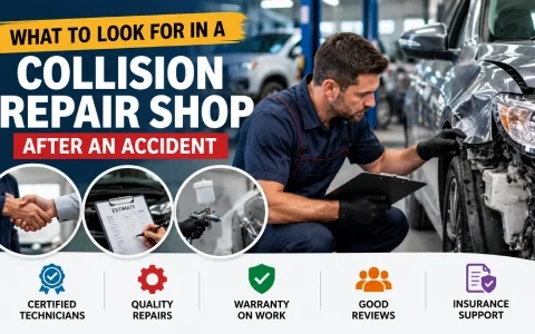 How to Choose a Collision Repair Shop After an Accident
